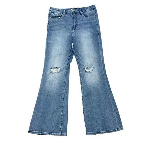 Good American Good Flare Jeans EUC - Picture 1 of 7